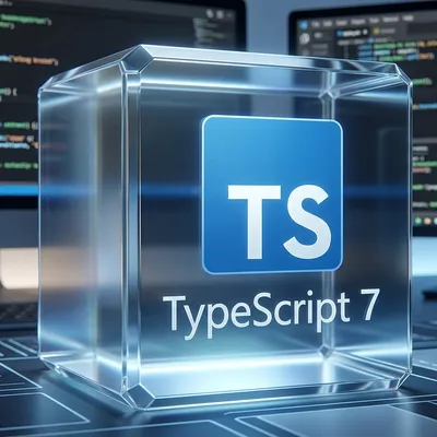 Logo di TypeScript su sfondo scuro